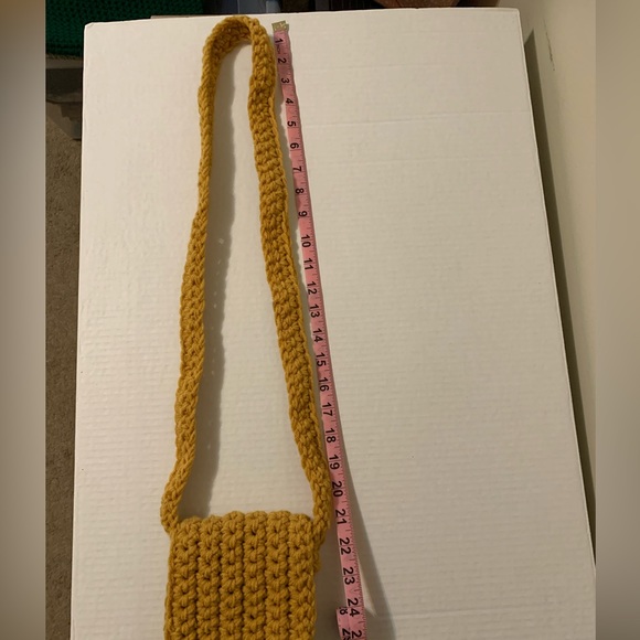 Phone Crossbody Bag Handmade Crochet - Picture 16 of 16